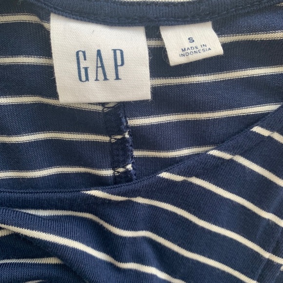 Gap Blue + White Striped Tank Maxi Dress - Picture 6 of 7